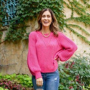 Hailey & Co Pink Sweater